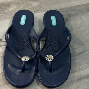 Navy Women's Flip Flops